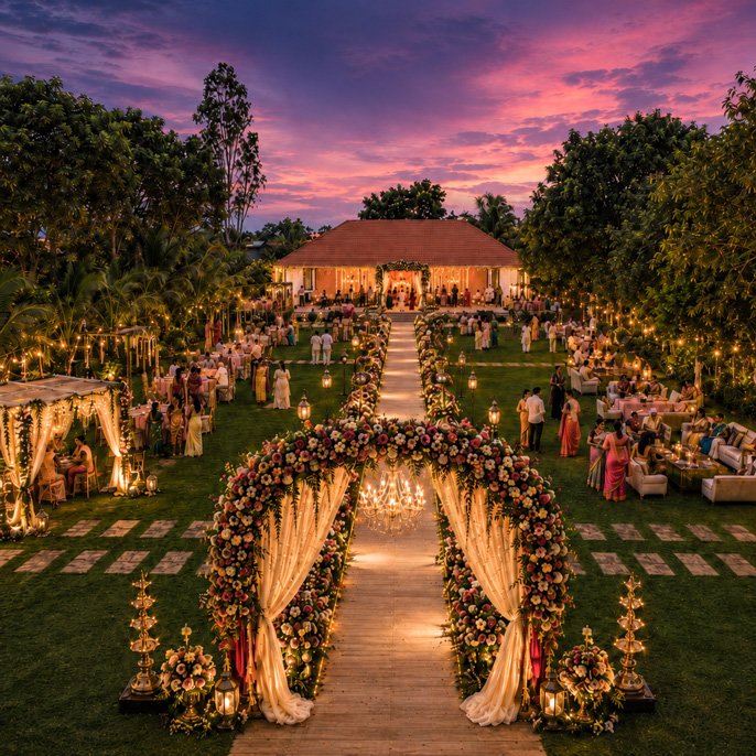 Aarohana Wellness Resort Lawn Shamirpet Hyderabad